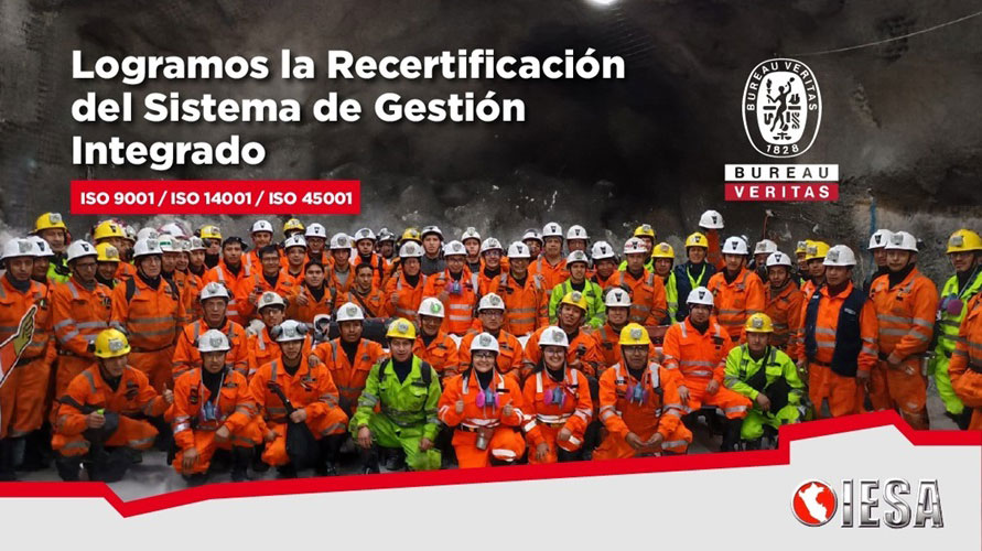 Recertificación ISO 9001 / 14001 / 45001